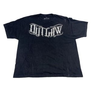 Outlaw Threads Tee Thrifted Vintage Style Size 3XL